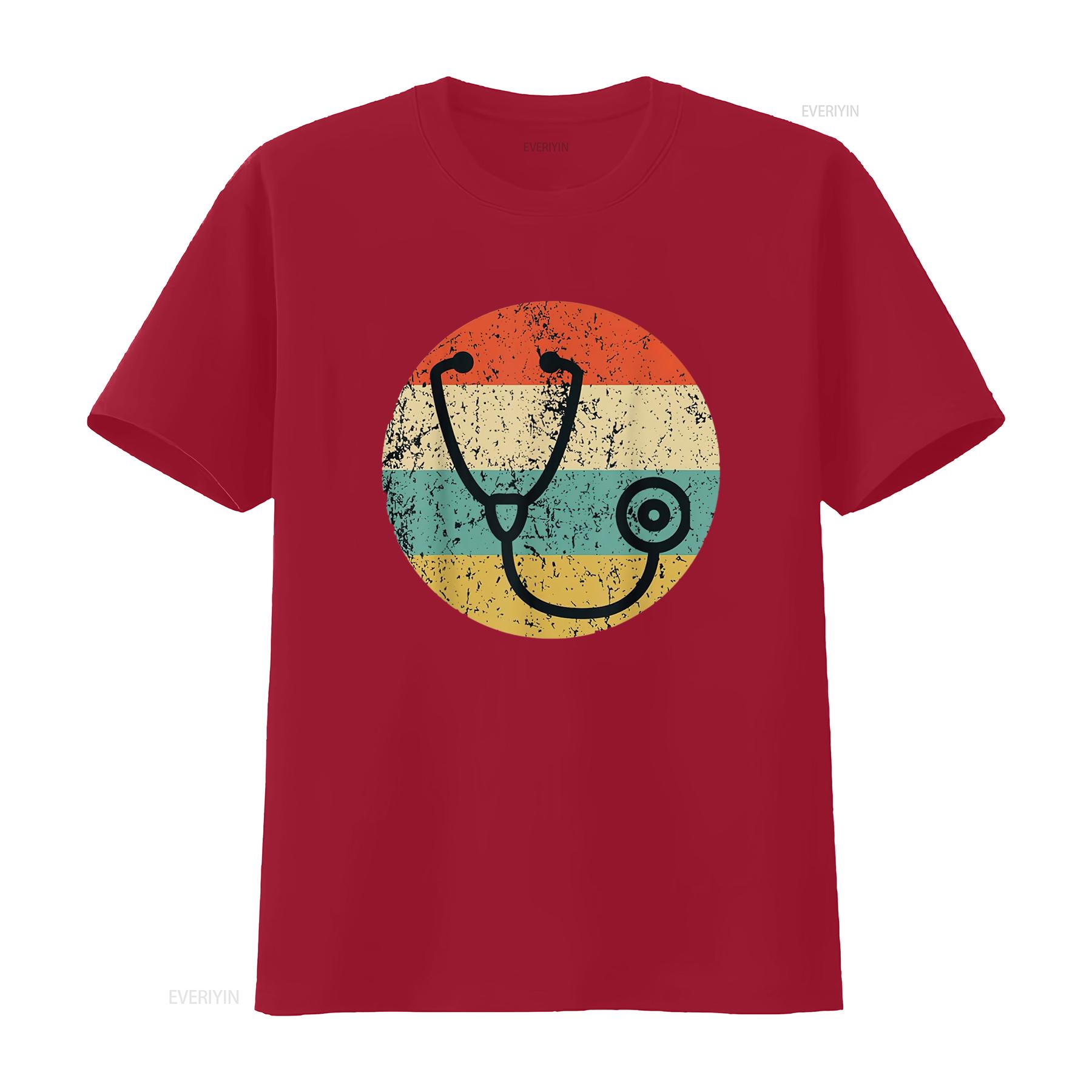Womens Doctor Nurse Vintage Retro Stethoscope T Shirt vintage Washed Stretched fashion Top For Everyday Wear Stylish homme Soft S
Womens Doctor Nurse Vintage Retro Stethoscope T Shirt vintage Washed Stretched fashion Top For Everyday Wear Stylish homme Soft S