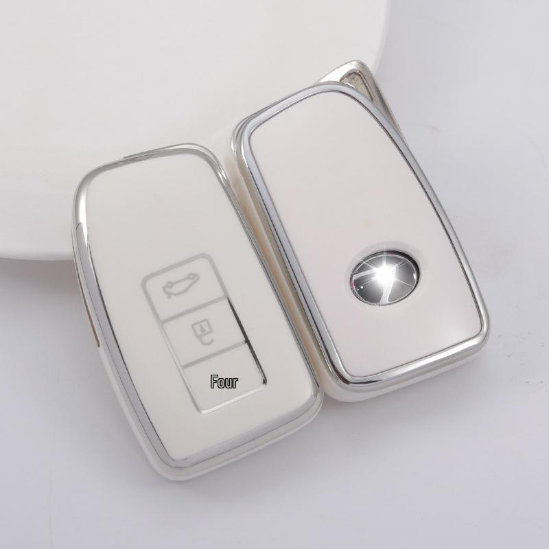 Lexus Key Case for ES200/RX300/UX/NX/LS/LM - TPU Silver Edge
Lexus Key Case for ES200/RX300/UX/NX/LS/LM - TPU Silver Edge