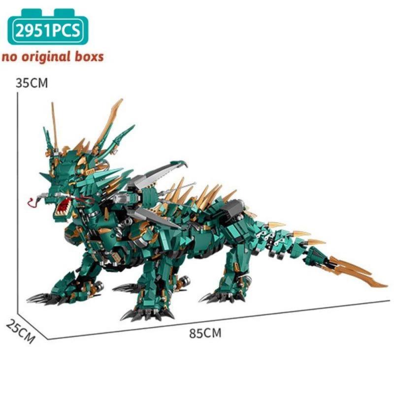 Ideas Series Mechanical Dragon Building Block Creative Expert Mythical Green Dragon Model Bricks Toys For Boy Birthday Gift MOC
Ideas Series Mechanical Dragon Building Block Creative Expert Mythical Green Dragon Model Bricks Toys For Boy Birthday Gift MOC