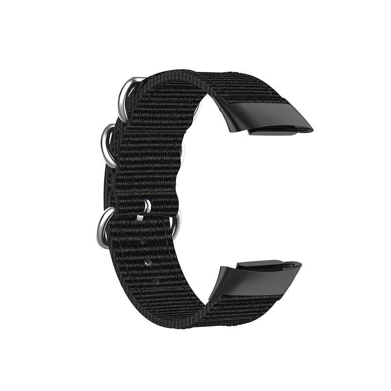 Braided Nylon Watch Strap Black Metal Buckle Adjustable Wristband Replacement for Fitbit Charge 6/5 Black 
Braided Nylon Watch Strap Black Metal Buckle Adjustable Wristband Replacement for Fitbit Charge 6/5 Black