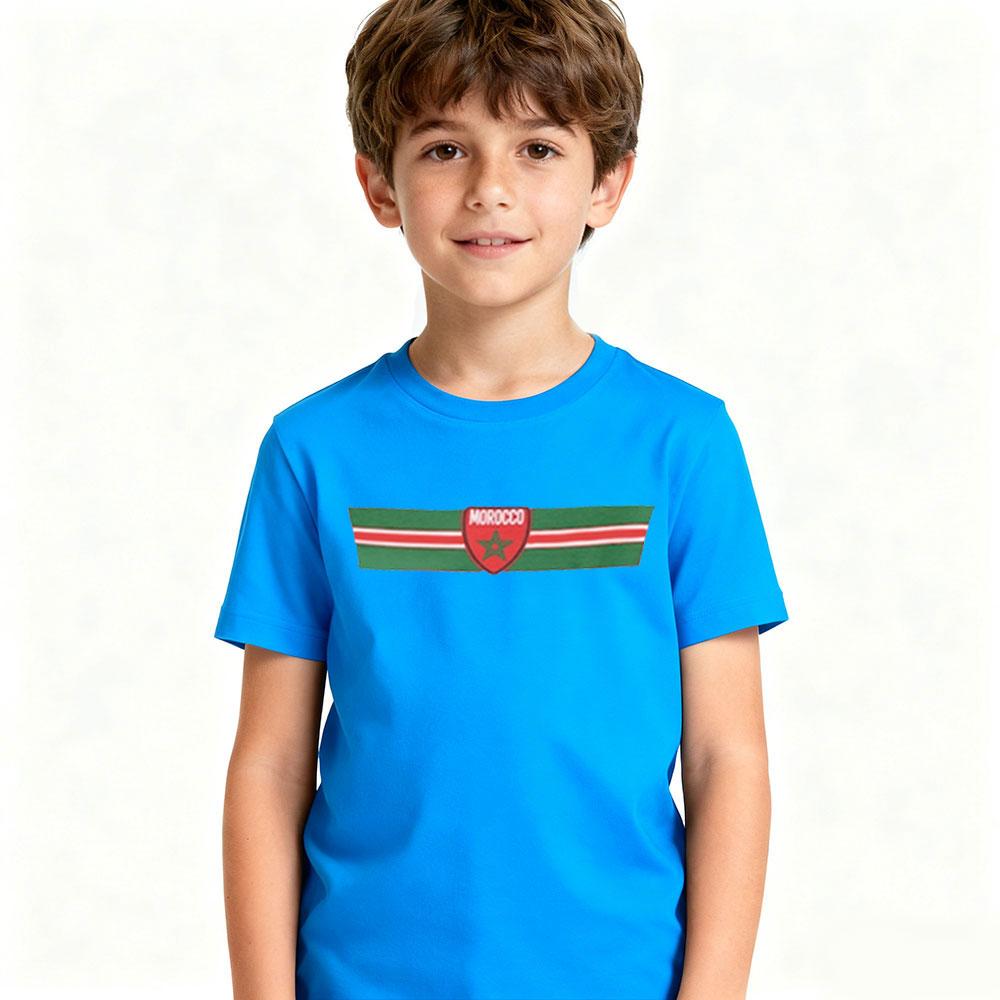 MOROCCO National Emblem Kids T-Shirt Boys Girls Daily Life Casual Shirt Flag of Morocco Printed Short Sleeve Children Cotton Top 120
MOROCCO National Emblem Kids T-Shirt Boys Girls Daily Life Casual Shirt Flag of Morocco Printed Short Sleeve Children Cotton Top 120