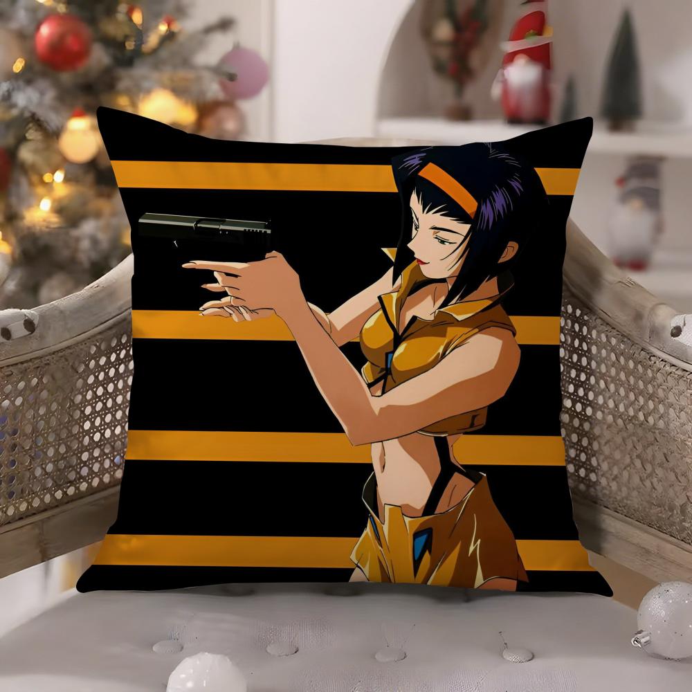 Anime Cowboy BebopGirl Cool Pillow Case Comfort Sofa Bed Silky elegant Invisible zipper Decorative cushion cover 30X30cm
Anime Cowboy BebopGirl Cool Pillow Case Comfort Sofa Bed Silky elegant Invisible zipper Decorative cushion cover 30X30cm