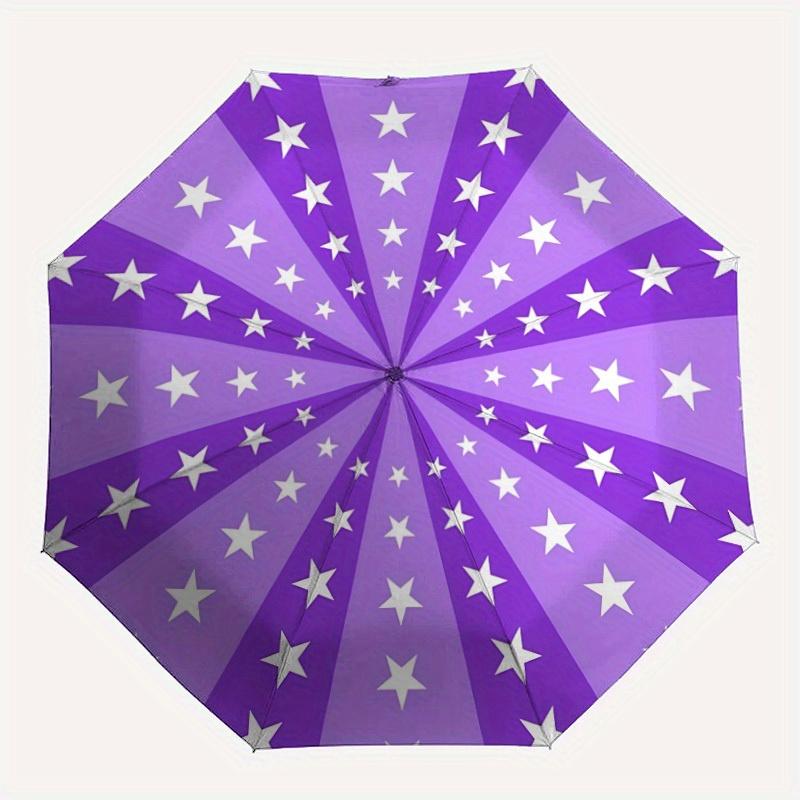 1pc Purple Stars Automatic Open/Close Umbrella, Ideal Fan Gift for Birthday, Christmas, Trendy Fashion yy250828067
1pc Purple Stars Automatic Open/Close Umbrella, Ideal Fan Gift for Birthday, Christmas, Trendy Fashion yy250828067