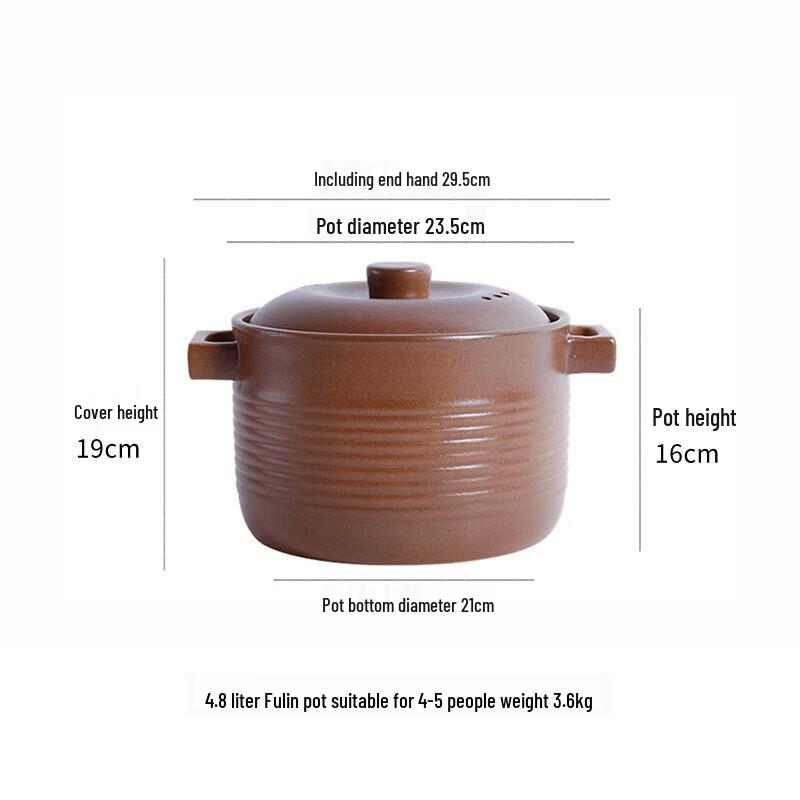 Liang Jing Jing 4.8L Household Clay Pot Stew/Soup Pot
Liang Jing Jing 4.8L Household Clay Pot Stew/Soup Pot