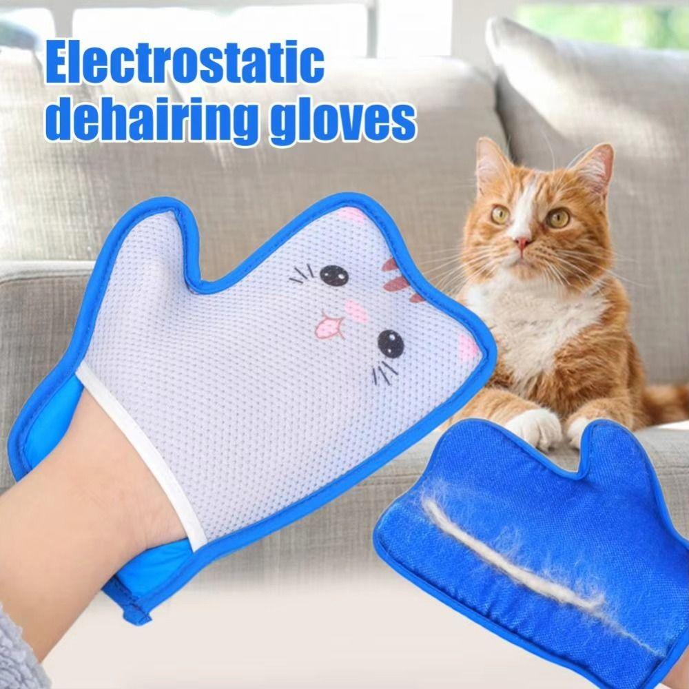 Washable Pet Grooming Gloves Two-way Static Hair Remover Portable Pet Hair Remover Brush Home Cartoon Bear
Washable Pet Grooming Gloves Two-way Static Hair Remover Portable Pet Hair Remover Brush Home Cartoon Bear