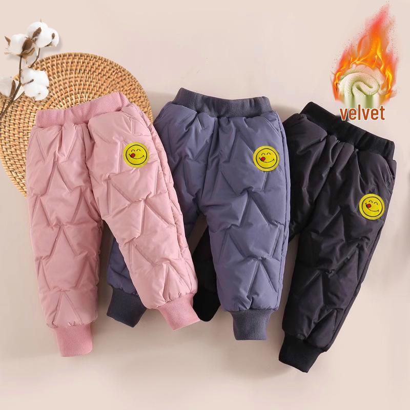 Children s Windproof Quilted Cotton Pants with Velvet Lining for Boys and Girls - Warm Winter Casual Wear 90 (for height 80-90cm)
Children s Windproof Quilted Cotton Pants with Velvet Lining for Boys and Girls - Warm Winter Casual Wear 90 (for height 80-90cm)