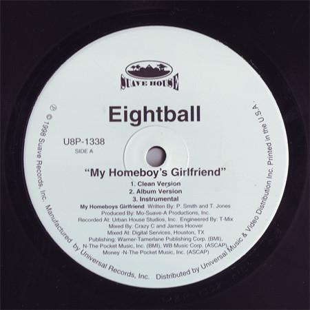 12inch Record EIGHTBALL - My Homeboy s Girlfriend U8P1338 Suave House 1998 US Rap & Hip-Hop/R&B Used
12inch Record EIGHTBALL - My Homeboy s Girlfriend U8P1338 Suave House 1998 US Rap & Hip-Hop/R&B Used