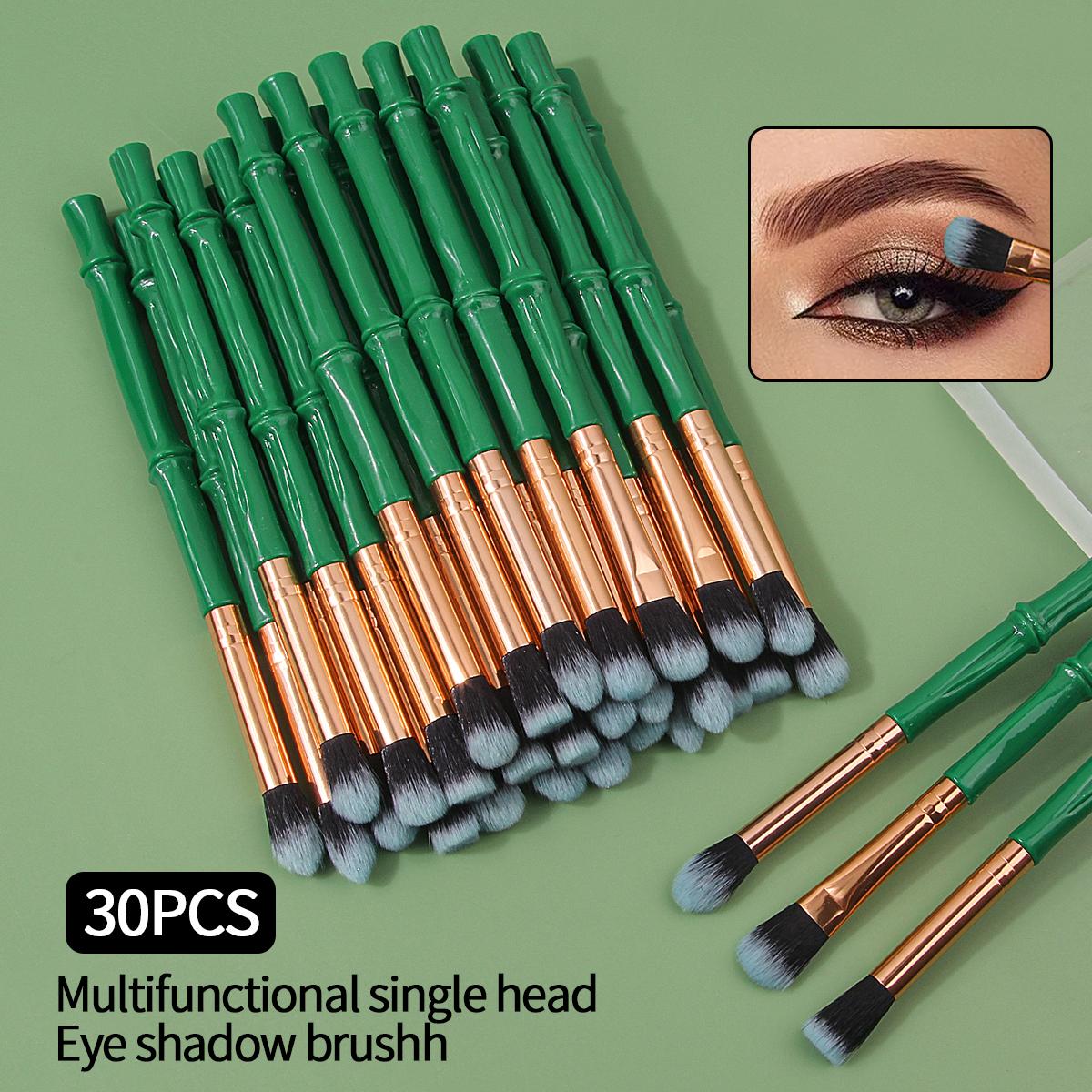 30pcs New bamba-shaped plastic-handled eyeshadow brush set, including eye makeup, blending brush,highlight brush&concealer brush зелёный
30pcs New bamba-shaped plastic-handled eyeshadow brush set, including eye makeup, blending brush,highlight brush&concealer brush зелёный