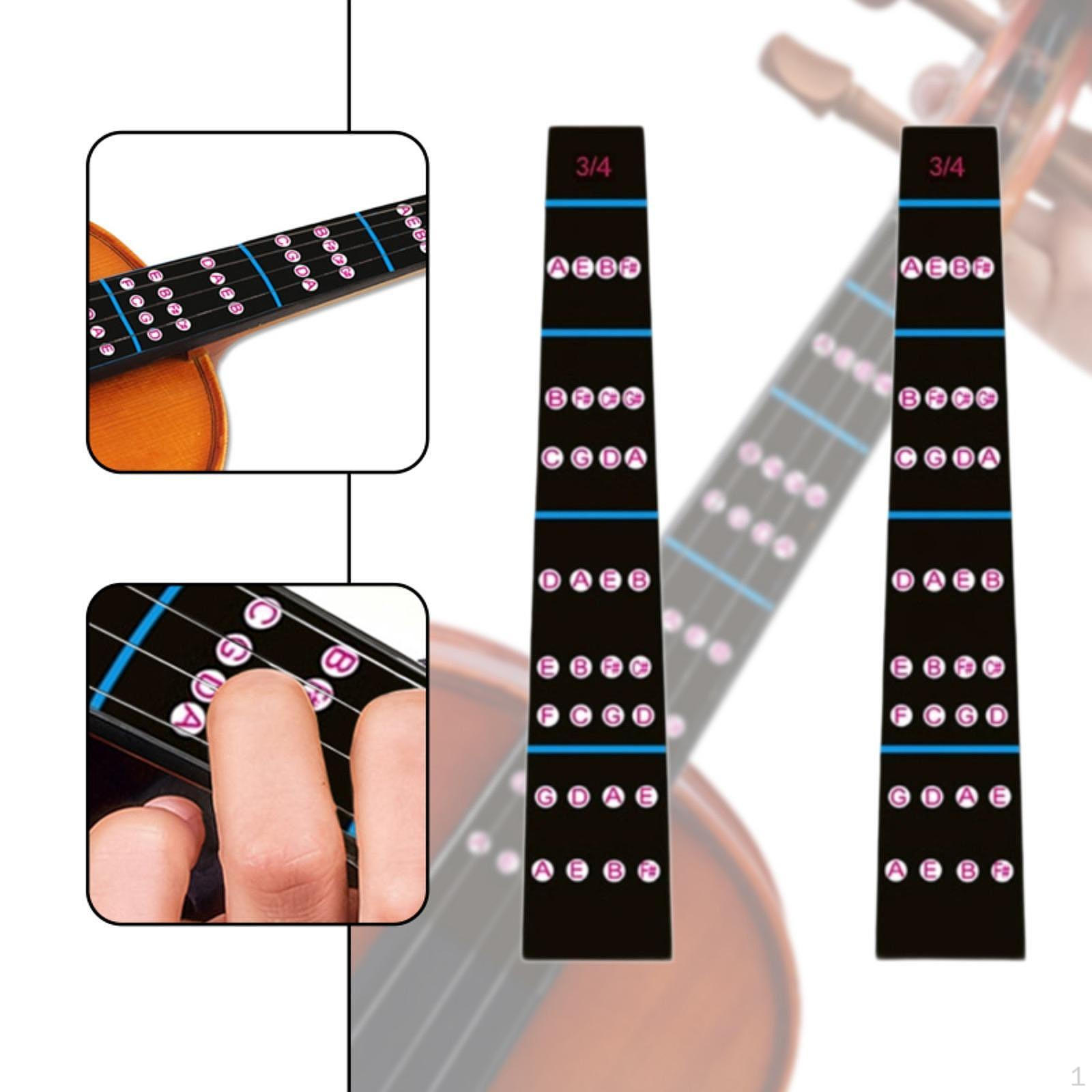 2 Pieces Finger Guide Stickers Fingerboard Markers Parts Decal Fretboard Note Labels for Style B
2 Pieces Finger Guide Stickers Fingerboard Markers Parts Decal Fretboard Note Labels for Style B
