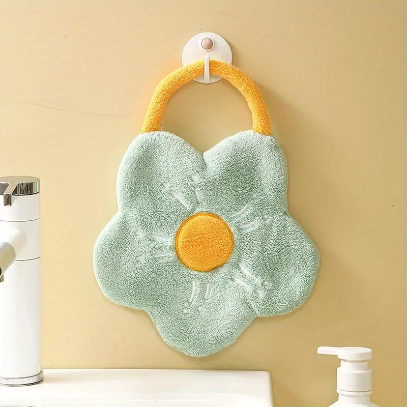 1pc Hand Towel with Hanging Flower Shaped Design, Household Kitchen Absorbent Handkerchief Pink зелёный
1pc Hand Towel with Hanging Flower Shaped Design, Household Kitchen Absorbent Handkerchief Pink зелёный