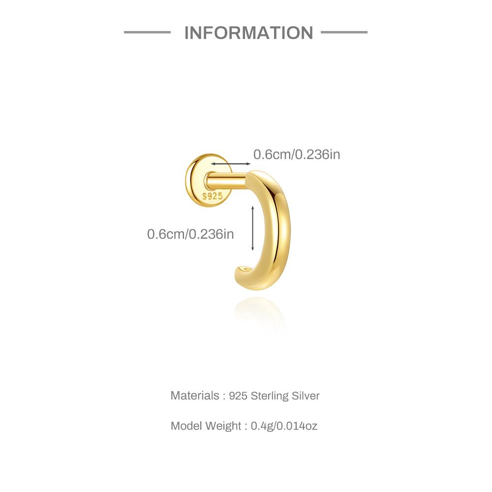 CANNER 1PC 6/7/8/9mm Classic Horse Eye Zircon Cartilage Spiral Puncture 925 Silver Stud Earring For Women Earring Gift
CANNER 1PC 6/7/8/9mm Classic Horse Eye Zircon Cartilage Spiral Puncture 925 Silver Stud Earring For Women Earring Gift