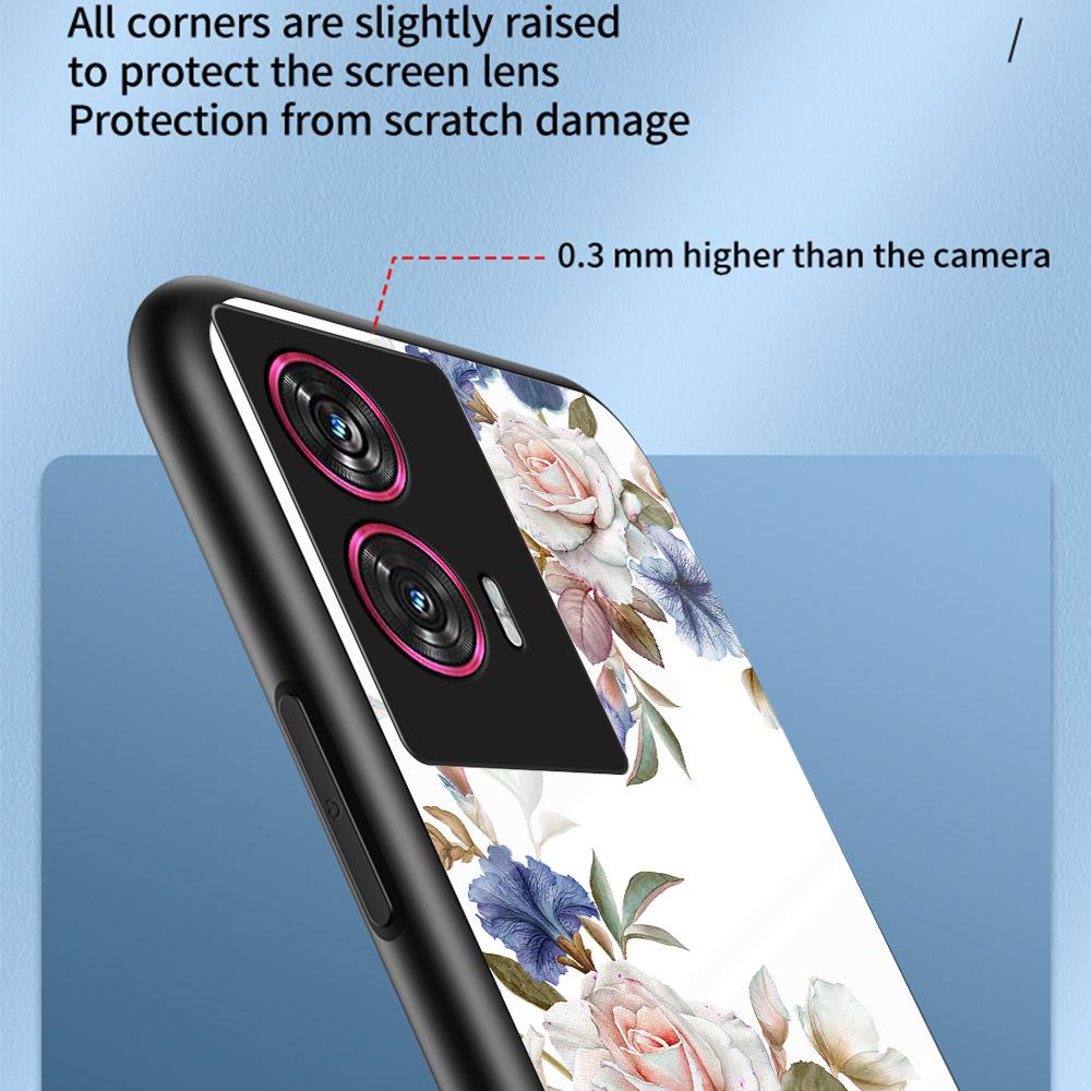 For Motorola Edge 50 Fusion 5G Case Floral Pattern TPU+Tempered Glass Protective Phone Cover Gardenias
For Motorola Edge 50 Fusion 5G Case Floral Pattern TPU+Tempered Glass Protective Phone Cover Gardenias
