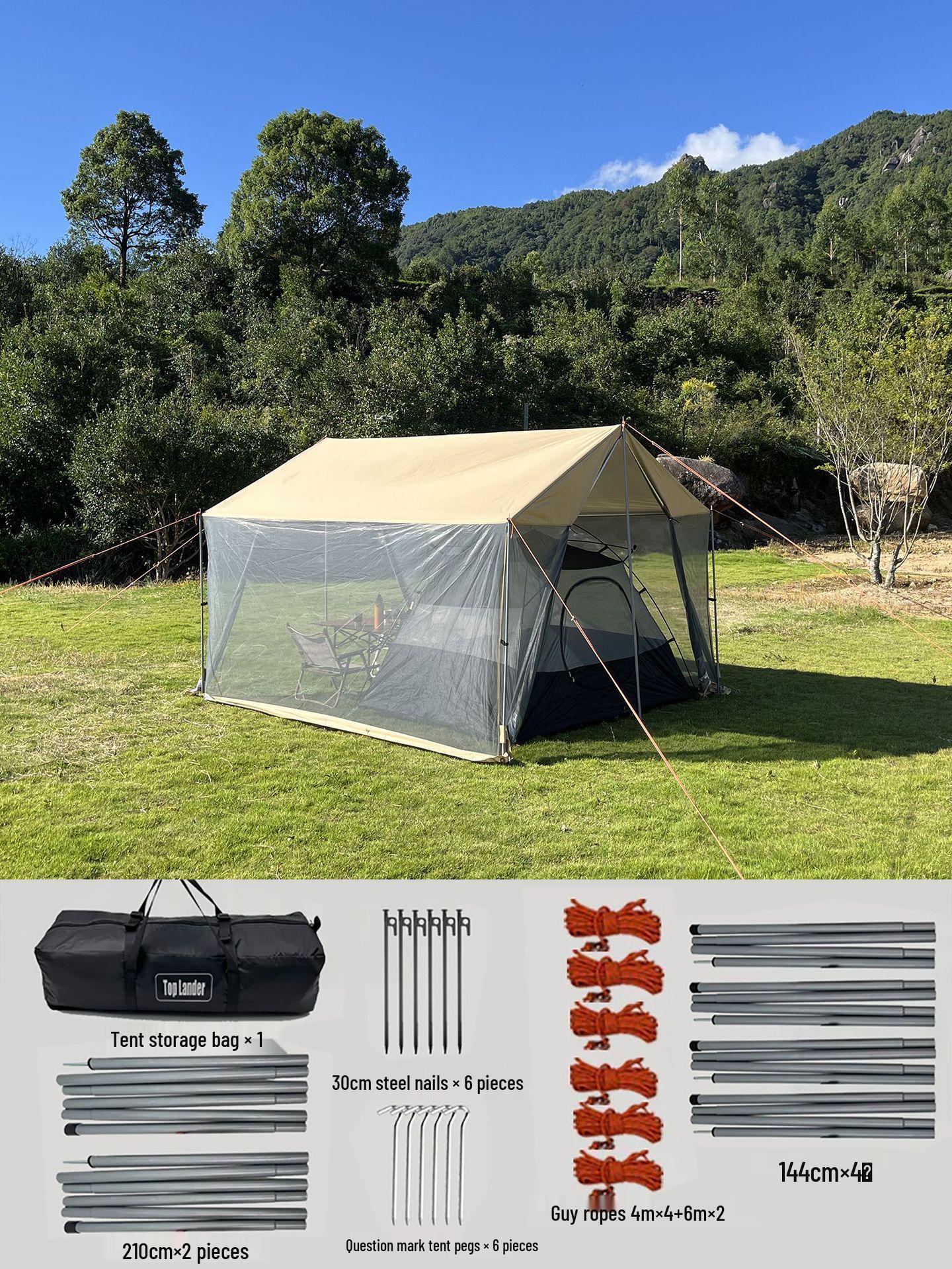 Large Mesh Canopy Tent: Portable Mosquito & Sun Protection for Camping, Fishing, and Insect-Free Outdoor Use 3x2.6x2.1m
Large Mesh Canopy Tent: Portable Mosquito & Sun Protection for Camping, Fishing, and Insect-Free Outdoor Use 3x2.6x2.1m