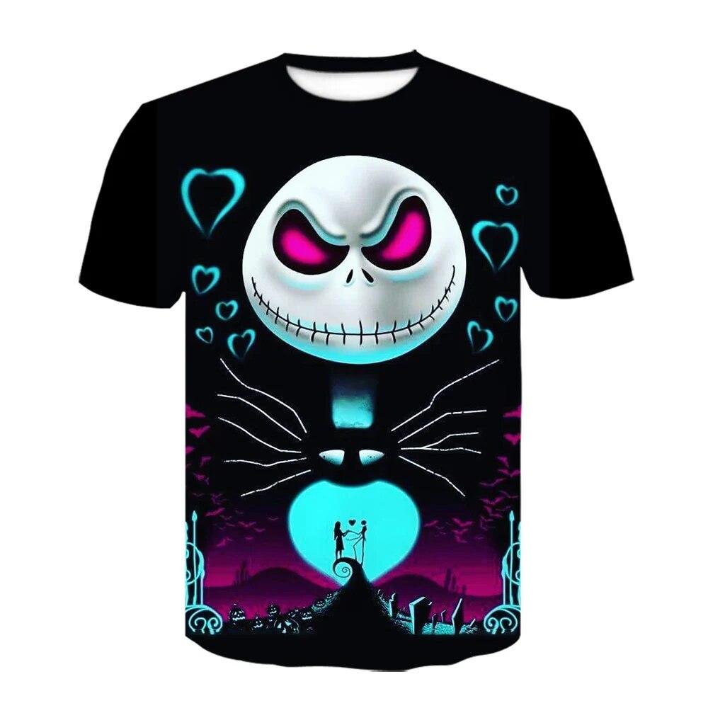 3d Printed T-shirts Men s Women s Fashionable Oversized Shirts Halloween Nightmares Before Christmas Short Sleeve Clothes
3d Printed T-shirts Men s Women s Fashionable Oversized Shirts Halloween Nightmares Before Christmas Short Sleeve Clothes
