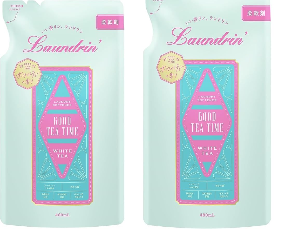 Set of 2: Laundrin White Tea Scent Refill Fabric Softener 480ml
Set of 2: Laundrin White Tea Scent Refill Fabric Softener 480ml