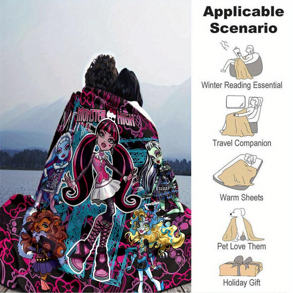 1pc Monster High,Characters Digital Printed Flannel Blanket, Super Soft Plush Fleece Bed Cover, Multipurpose Four Seasons Hypoallergenic Qui 150x180cm
1pc Monster High,Characters Digital Printed Flannel Blanket, Super Soft Plush Fleece Bed Cover, Multipurpose Four Seasons Hypoallergenic Qui 150x180cm