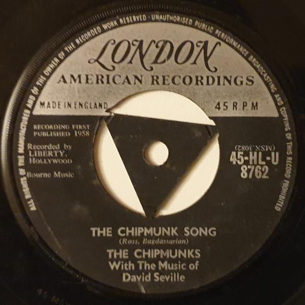 7inch Record CHIPMUNKS - The Chipmunk Song 45HLU8762 London Records, 1959 UK Pop Used
7inch Record CHIPMUNKS - The Chipmunk Song 45HLU8762 London Records, 1959 UK Pop Used