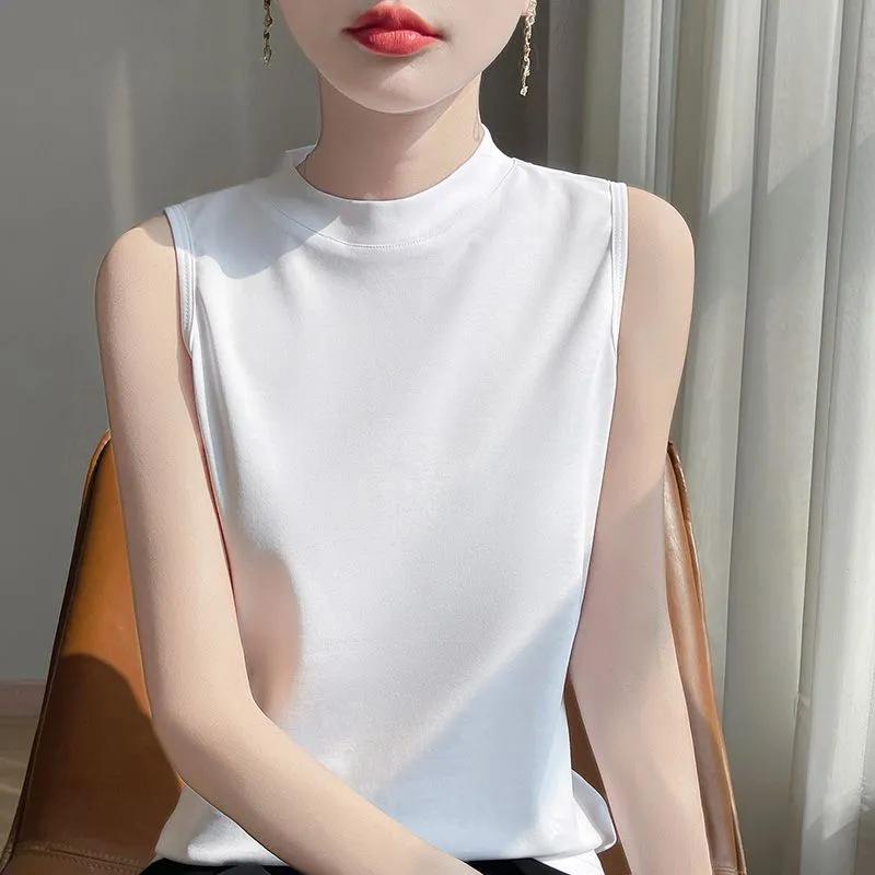 Womens Solid Color Mock Neck Sleeveless Slim-Fit Tank Top M белый
Womens Solid Color Mock Neck Sleeveless Slim-Fit Tank Top M белый