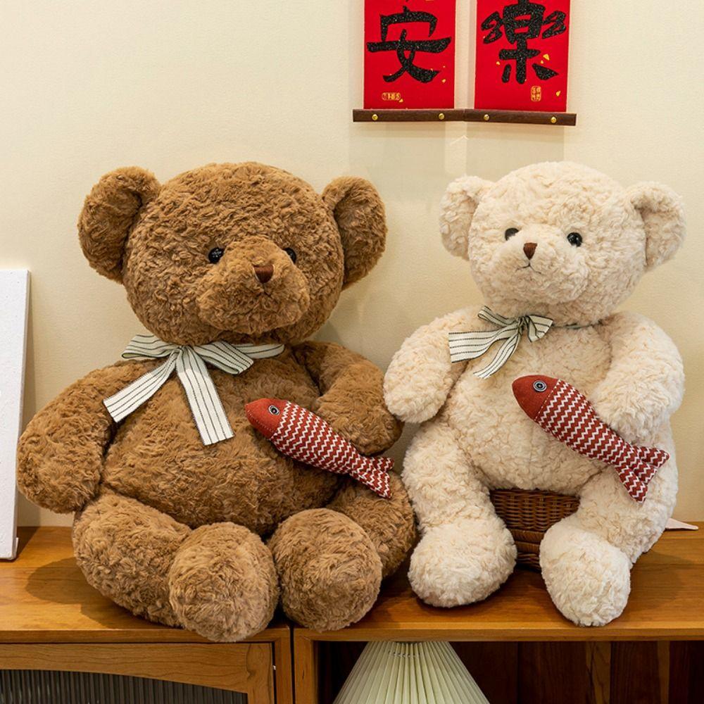 PP Cotton Bear Stuffed Toy Kong-Fu Stuffed Soft Bear Doll Hug Fish Bear Plush Toy Children Girl бежевий
PP Cotton Bear Stuffed Toy Kong-Fu Stuffed Soft Bear Doll Hug Fish Bear Plush Toy Children Girl бежевий