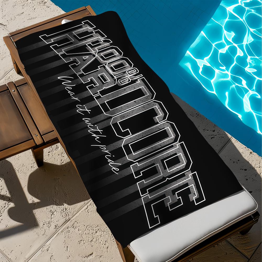 Fashion 100 H-Hardcore Towel Beach Bath Quick-Drying Lightweight Portable Sauna Camping Swim Pool Travel W40*H60(CM)
Fashion 100 H-Hardcore Towel Beach Bath Quick-Drying Lightweight Portable Sauna Camping Swim Pool Travel W40*H60(CM)