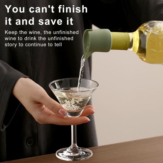 Yousheng Silicone Wine Bottle Stoppers Reusable Vacuum Seal Wine Corks for Freshness Preservation Universal Wine Stoppers for Champagne Soda зелений
Yousheng Silicone Wine Bottle Stoppers Reusable Vacuum Seal Wine Corks for Freshness Preservation Universal Wine Stoppers for Champagne Soda зелений