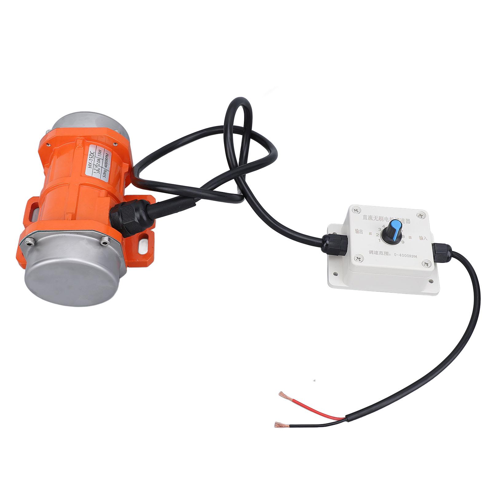 Двигун вібратора для бетону DC 12V 4000 об/хв Безщітковий Алюмінієвий сплав IP65 Електричний вібруючий двигун з регулятором швидкості для шейкера
Двигун вібратора для бетону DC 12V 4000 об/хв Безщітковий Алюмінієвий сплав IP65 Електричний вібруючий двигун з регулятором швидкості для шейкера