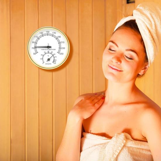 Термометр для сауны, легко читаемый гигрометр по Фаренгейту, прецизионный тестер влажности из нержавеющей стали для гостиничных номеров 
Термометр для сауны, легко читаемый гигрометр по Фаренгейту, прецизионный тестер влажности из нержавеющей стали для гостиничных номеров