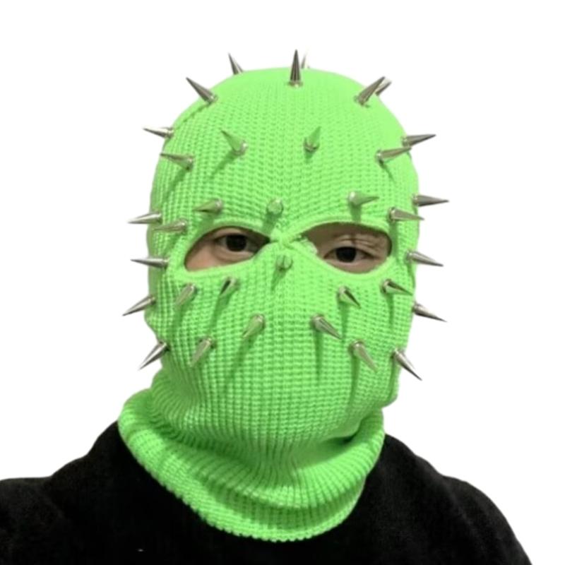 Knitted Full Face Balaclava Hiking Scarves Crochet Rivet Balaclava Halloween Hat зелений
Knitted Full Face Balaclava Hiking Scarves Crochet Rivet Balaclava Halloween Hat зелений