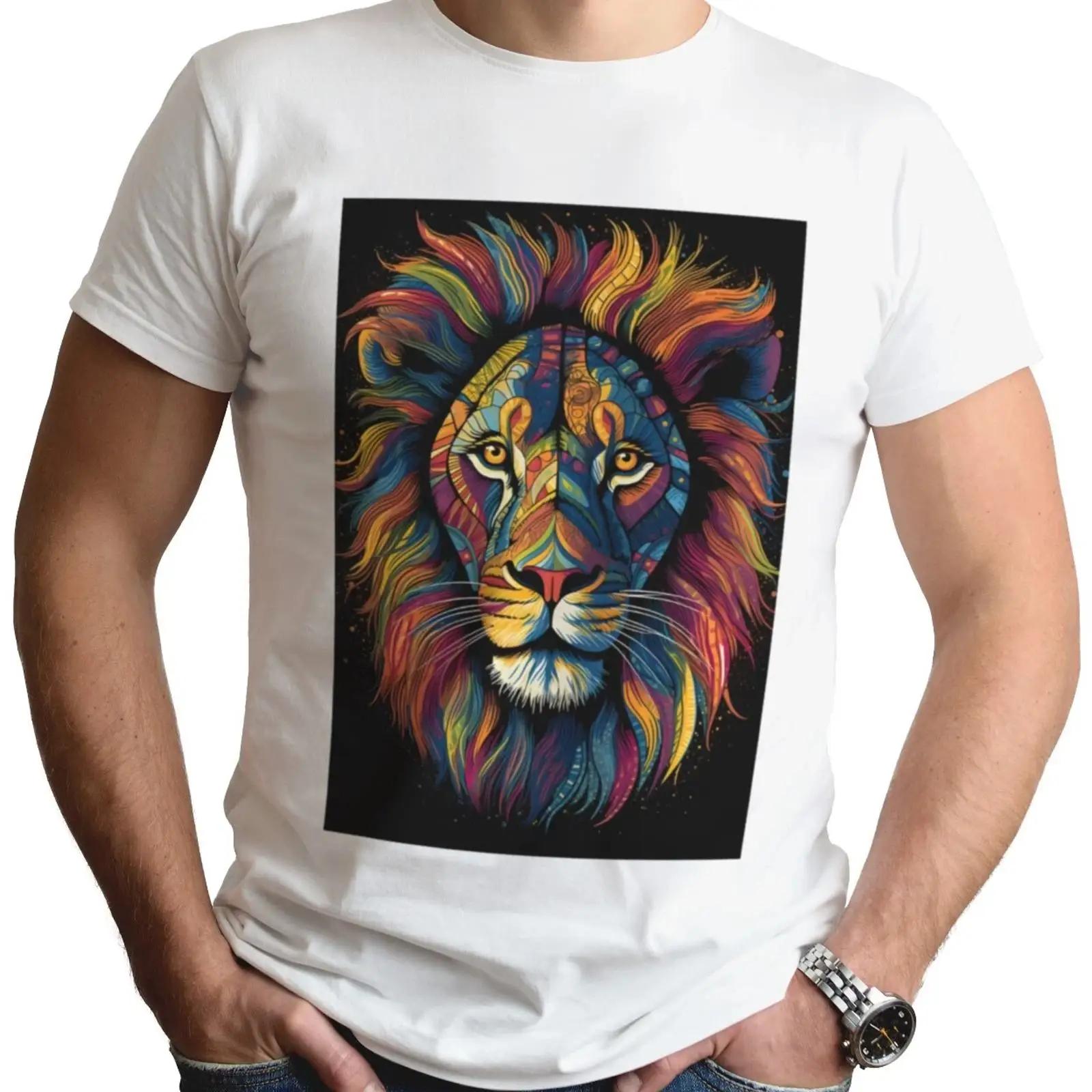 Lion Rainbow Art T Shirt Animal Lover Lions Pride Big Cat Mens Top vintage Washed graphic streetwear Top For Everyday Wear 5XL різнокольоровий
Lion Rainbow Art T Shirt Animal Lover Lions Pride Big Cat Mens Top vintage Washed graphic streetwear Top For Everyday Wear 5XL різнокольоровий