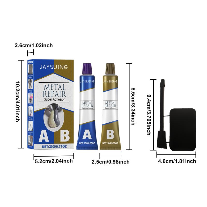 New AB Glue Adhesive Agent Super Repair Easy Melt for Metal Aluminum Rods Steel Stainless Copper Iron Plastic Cold Weld Tool бежевий
New AB Glue Adhesive Agent Super Repair Easy Melt for Metal Aluminum Rods Steel Stainless Copper Iron Plastic Cold Weld Tool бежевий