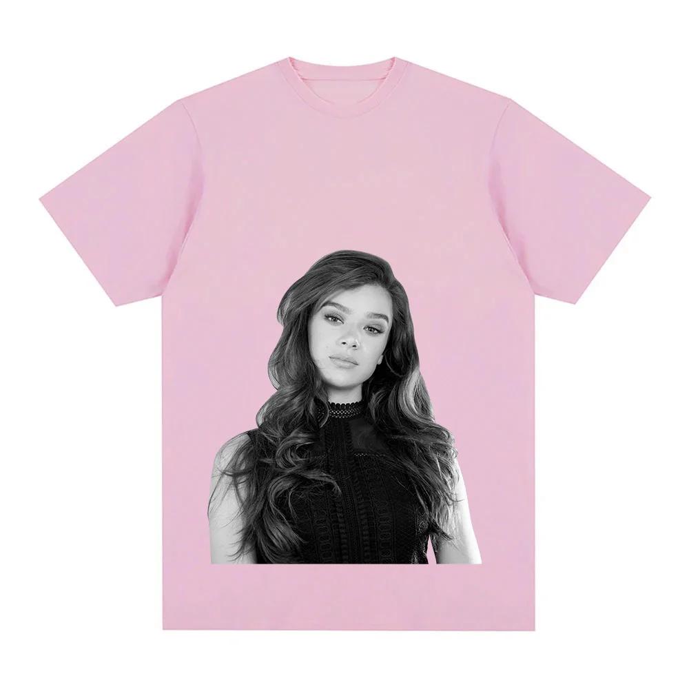 Hailee Steinfeld TShirt Round Neck Short Sleeve Graphic Printing Camisetas Casual Fashion Cotton Clothing Ropa Mujer Clothes 4XL
Hailee Steinfeld TShirt Round Neck Short Sleeve Graphic Printing Camisetas Casual Fashion Cotton Clothing Ropa Mujer Clothes 4XL