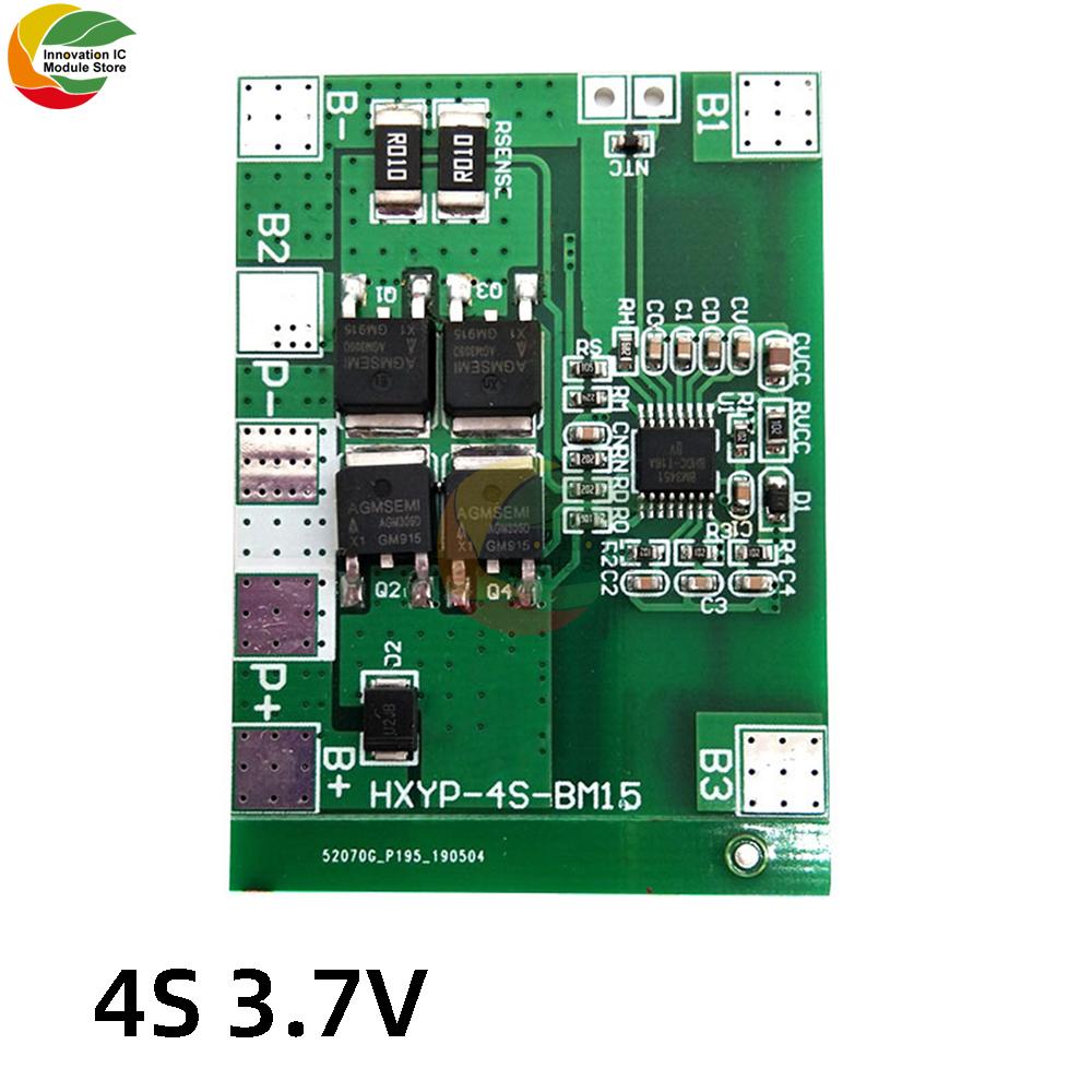 4S 14A 12.8V 18650 Lithium Iron Phosphate Protection Board LiFePO4 4S BMS Balancing Charging Circuit PCM 3PCS
4S 14A 12.8V 18650 Lithium Iron Phosphate Protection Board LiFePO4 4S BMS Balancing Charging Circuit PCM 3PCS