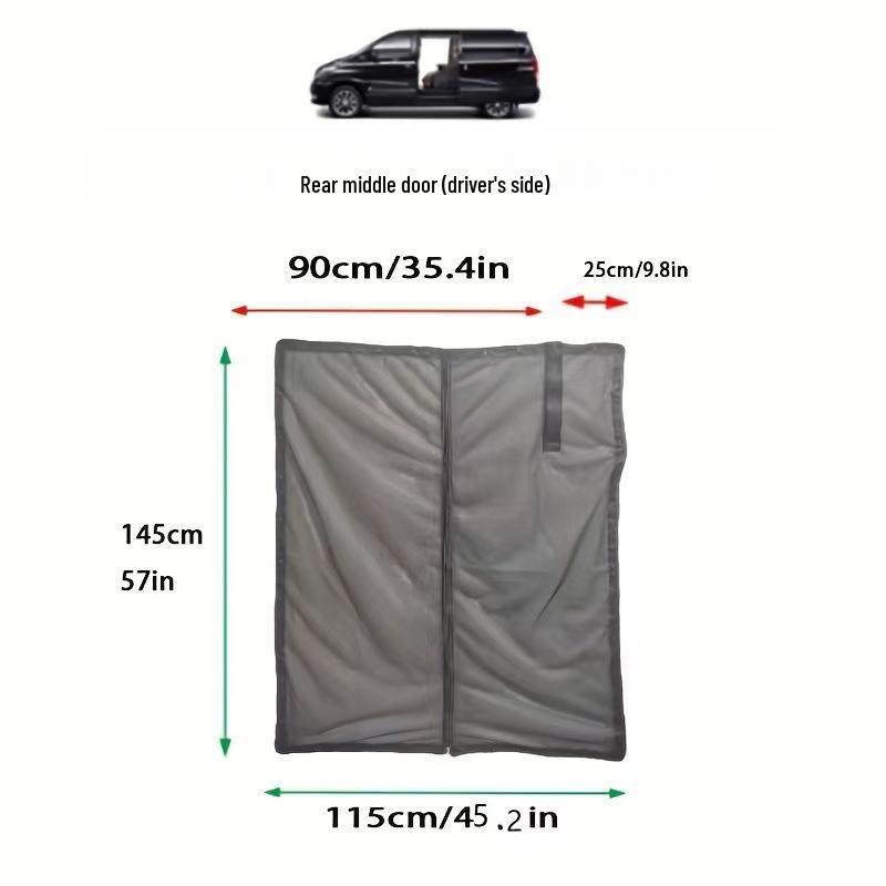 MVP Magnetic Zipper Car Door and Tailgate Mosquito Net Curtain for RVs. MPV Car Middle Door Curtain
MVP Magnetic Zipper Car Door and Tailgate Mosquito Net Curtain for RVs. MPV Car Middle Door Curtain