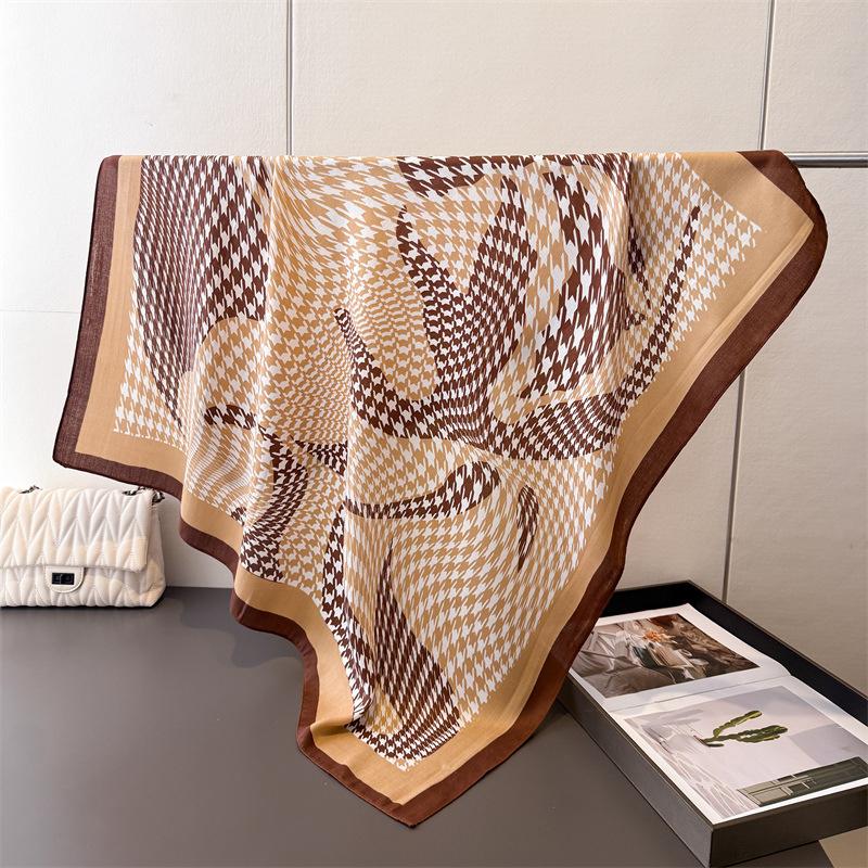 90Cm Square Scarf Twill Silk Feeling Women Head Shawls Wraps Luxury Hairband Print Neck Scarves Hijab Foulard Bandana Pashmina 90x90 cm
90Cm Square Scarf Twill Silk Feeling Women Head Shawls Wraps Luxury Hairband Print Neck Scarves Hijab Foulard Bandana Pashmina 90x90 cm