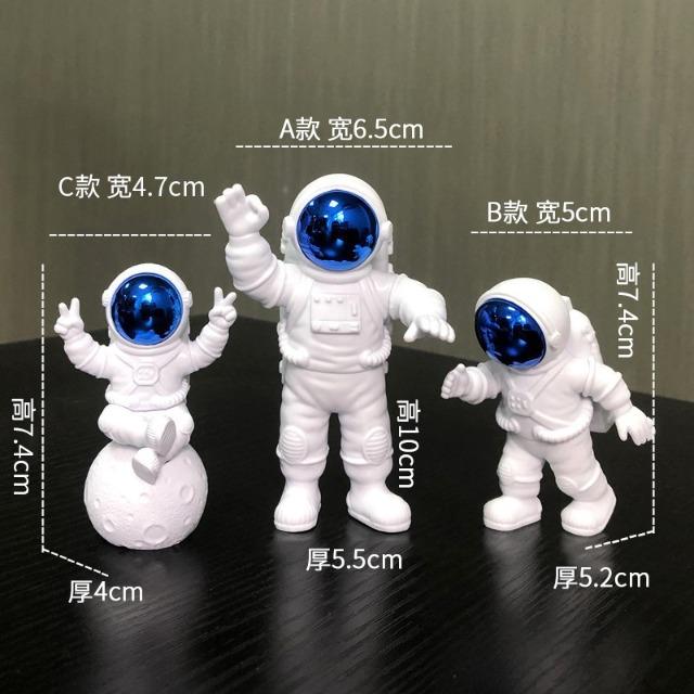 3PCS Nordic Style Astronaut Ornament - Creative Spaceman Figurine Desktop Home Living Room Decor Gift синий
3PCS Nordic Style Astronaut Ornament - Creative Spaceman Figurine Desktop Home Living Room Decor Gift синий