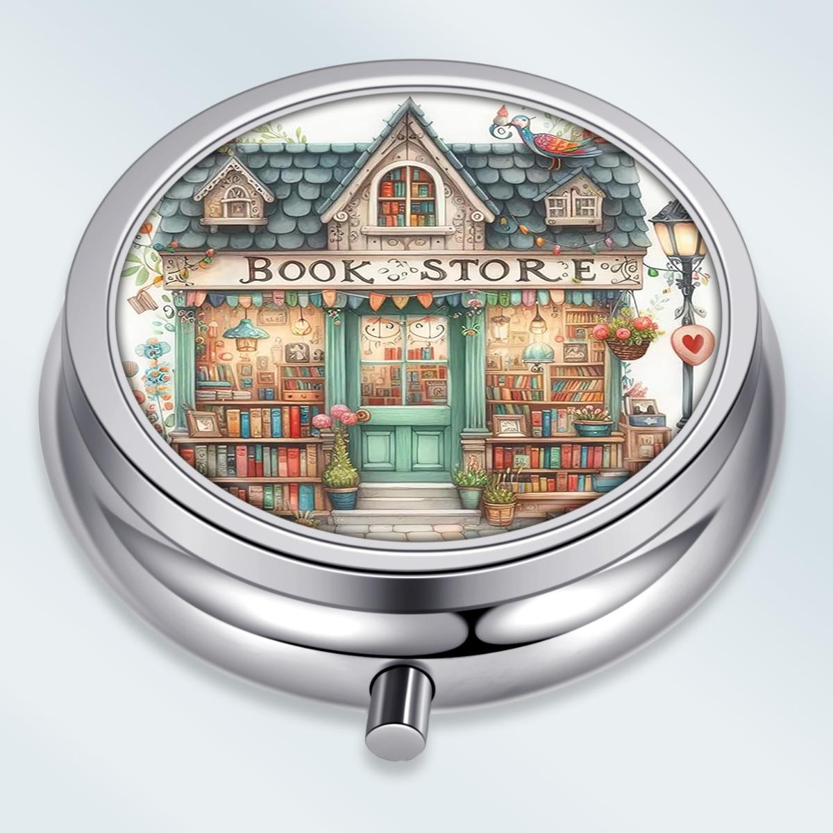 Portable Pill Box with 3 Compartments, Mini Metal Medicine Organizer Case, Cute Printed Pill Container for Vitamins, Pills, Jewelry, Travel, Daily Use
Portable Pill Box with 3 Compartments, Mini Metal Medicine Organizer Case, Cute Printed Pill Container for Vitamins, Pills, Jewelry, Travel, Daily Use