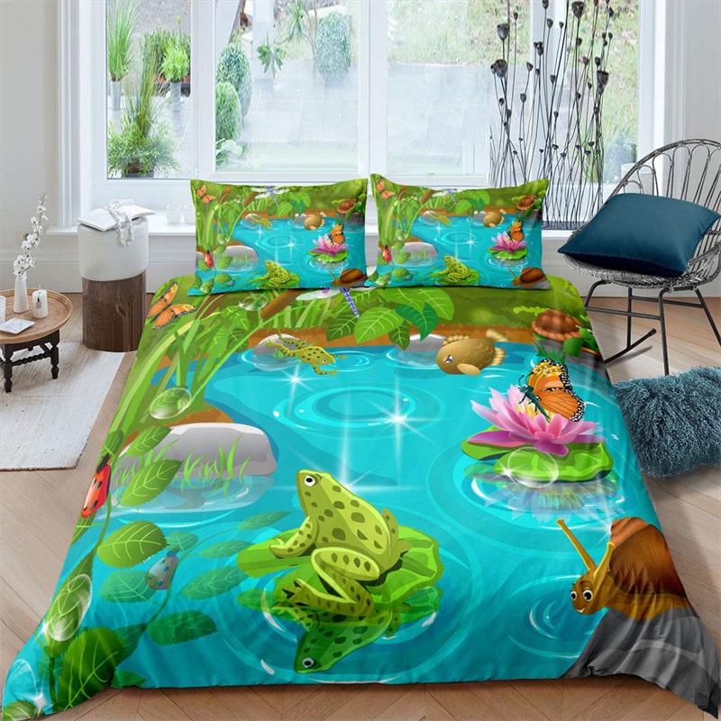Tree Cartoon Frog Bedspread Cover Kawaii Wild Animal Bed Ensemble Full Single Size Kids-friendly Child Teens Spiral Stars Nebula Comforter Cover EU single(135x200cm)
Tree Cartoon Frog Bedspread Cover Kawaii Wild Animal Bed Ensemble Full Single Size Kids-friendly Child Teens Spiral Stars Nebula Comforter Cover EU single(135x200cm)