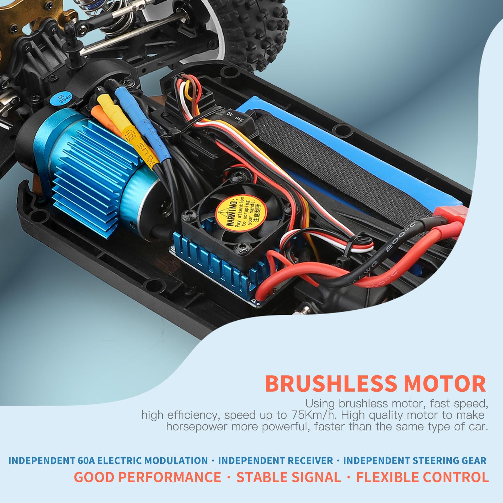 XKS 124007 Remote Control Car 1Celsius12 2.4GHz 75KMCelsiusH High Speed Off Road Trucks Brushless Motor Metal Chassis 4 Vehicle Racing Climbi
XKS 124007 Remote Control Car 1Celsius12 2.4GHz 75KMCelsiusH High Speed Off Road Trucks Brushless Motor Metal Chassis 4 Vehicle Racing Climbi
