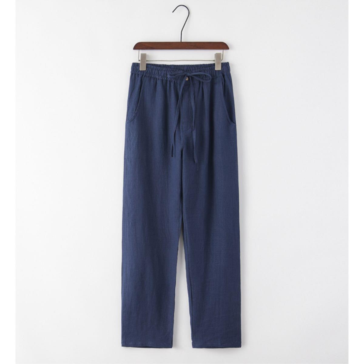 Мужские летние повседневные льняные брюки Nine-Point в китайском стиле M (approx. 90 lbs)
Мужские летние повседневные льняные брюки Nine-Point в китайском стиле M (approx. 90 lbs)