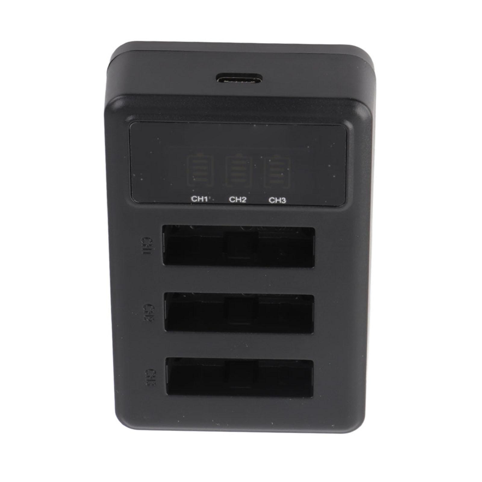 Зарядное устройство для аккумуляторов экшн-камеры 3 слота USB зарядка черный аксессуар для NP-BX1
Зарядное устройство для аккумуляторов экшн-камеры 3 слота USB зарядка черный аксессуар для NP-BX1