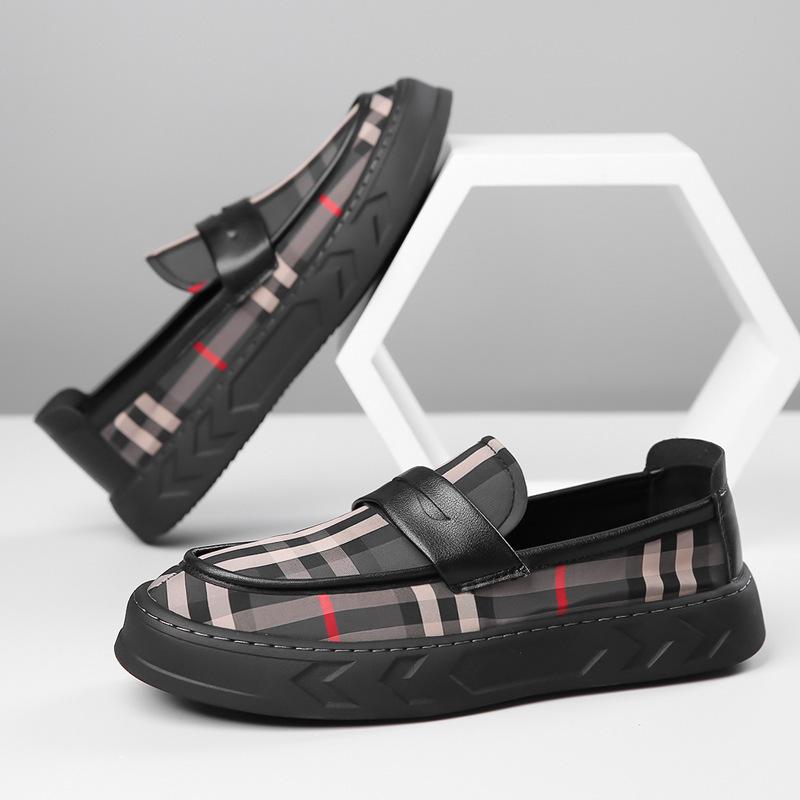 British men s 2025 Doudou shoes black men s fashion trend short foot cover style casual leather shoes one pedal 38
British men s 2025 Doudou shoes black men s fashion trend short foot cover style casual leather shoes one pedal 38