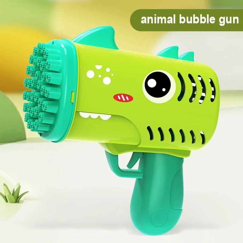 Новая детская игрушка-пузырьница в виде динозавра, игра для улицы, свадебная игра с 35 отверстиями, большое количество пузырей, без батареек, без мыльной воды
Новая детская игрушка-пузырьница в виде динозавра, игра для улицы, свадебная игра с 35 отверстиями, большое количество пузырей, без батареек, без мыльной воды