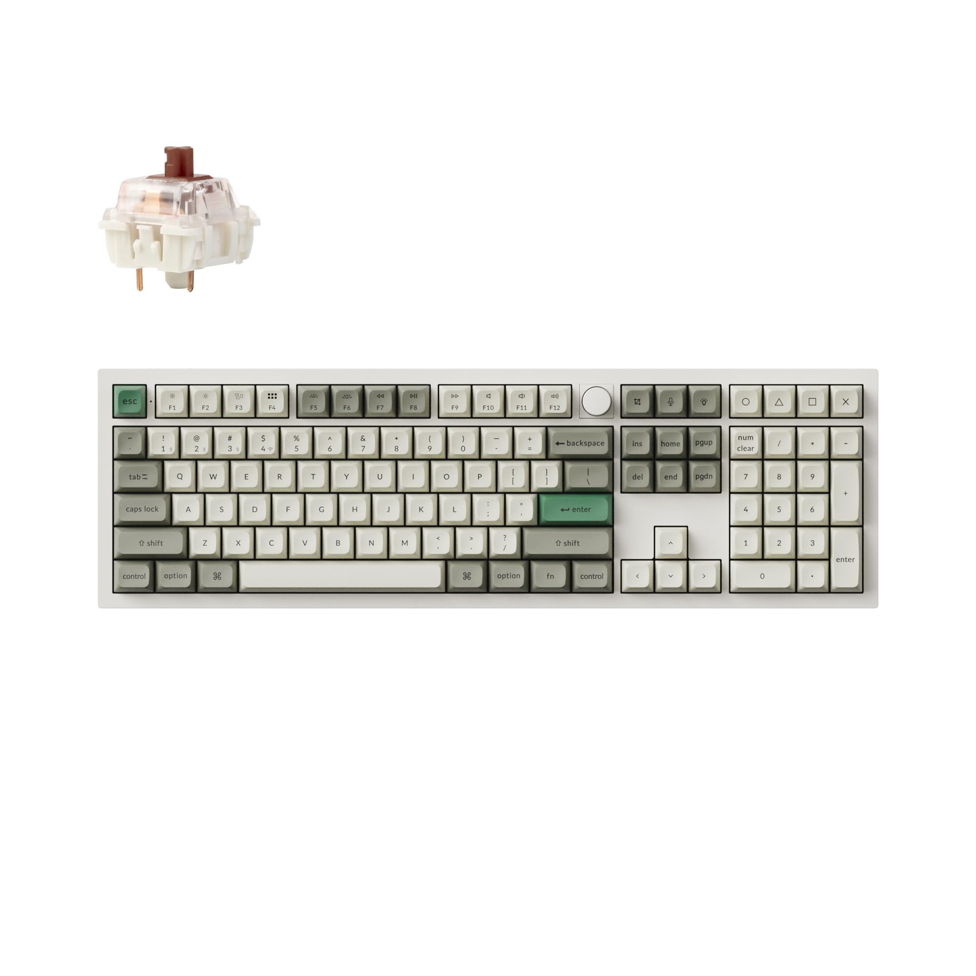 Q6 Max Wireless Custom Mechanical Full US RGB Hot Swappable Gateron Jupiter Mechanical Windows Gateron Jupiter Mechanical Brown Switch [Keychron
Q6 Max Wireless Custom Mechanical Full US RGB Hot Swappable Gateron Jupiter Mechanical Windows Gateron Jupiter Mechanical Brown Switch [Keychron