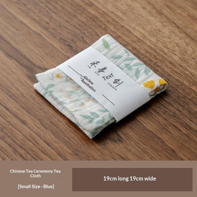 Piquant Brocade Floral Tea Towel Fabric Double-sided Cotton and Linen Absorbent Zen Tea Tablecloth Tea Ceremony Accessories
Piquant Brocade Floral Tea Towel Fabric Double-sided Cotton and Linen Absorbent Zen Tea Tablecloth Tea Ceremony Accessories