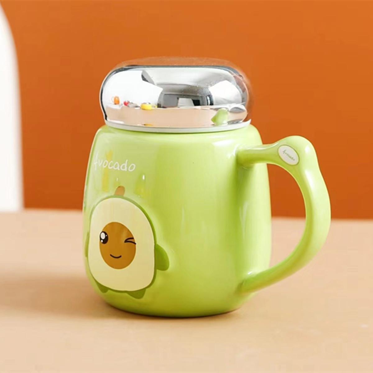 Ceramic Cup Mirror Cover Household High Value Relief Fruit Coffee Cup Office Worker Leakproof Lid Mug 301-400ml
Ceramic Cup Mirror Cover Household High Value Relief Fruit Coffee Cup Office Worker Leakproof Lid Mug 301-400ml