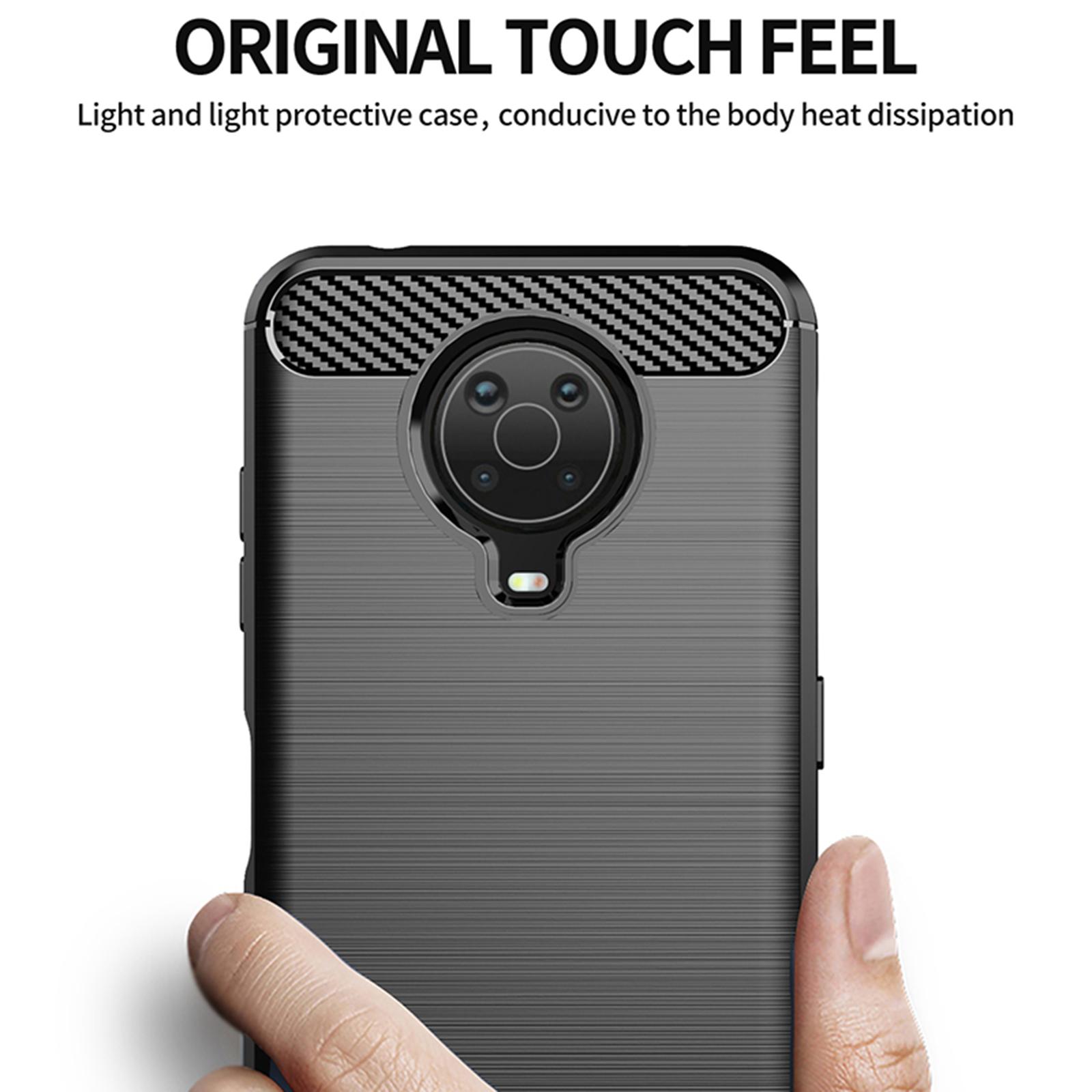 1.8mm Lightweight Brushed Surface TPU Back Case Carbon Fiber Texture Phone Protective Cover for Nokia G10/G20 Blue
1.8mm Lightweight Brushed Surface TPU Back Case Carbon Fiber Texture Phone Protective Cover for Nokia G10/G20 Blue