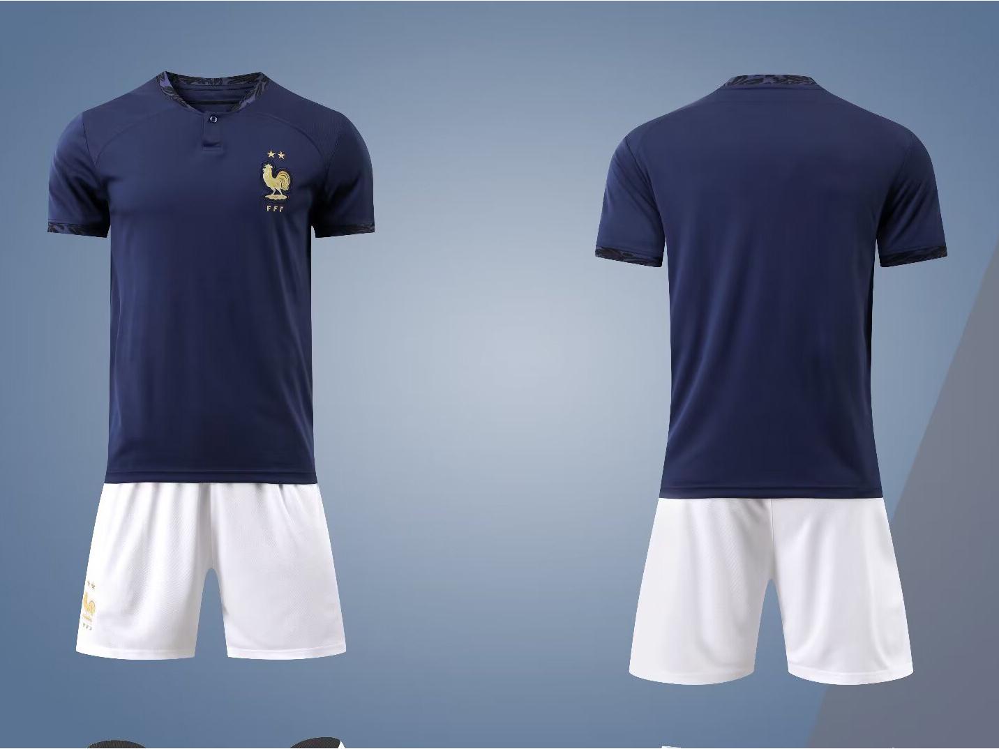 2022-2023 France Home & Away Football Kit for Kids & Adults, Size 16-3XL Size 26/150
2022-2023 France Home & Away Football Kit for Kids & Adults, Size 16-3XL Size 26/150