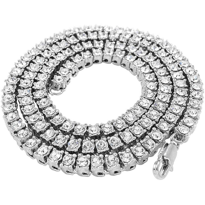 Теннисная цепочка для мужчин и женщин – колье Iced Lab Diamond 1 ряд (белый) 5mm by 18 Inches(45cm)
Теннисная цепочка для мужчин и женщин – колье Iced Lab Diamond 1 ряд (белый) 5mm by 18 Inches(45cm)