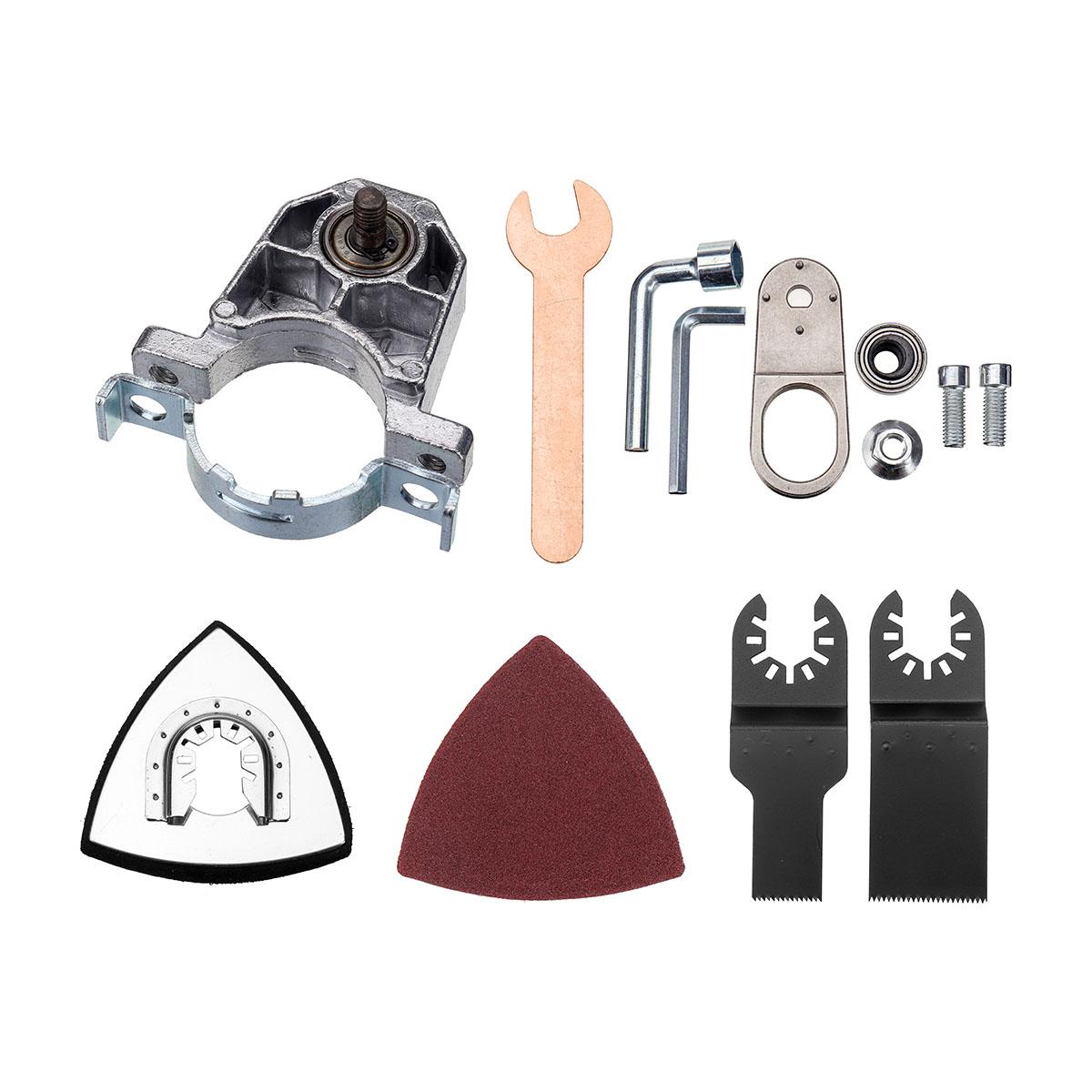 Беспроводная осциллирующая головка инструмента для угловой шлифовальной машины для угловой шлифовальной машины 100 мм
Беспроводная осциллирующая головка инструмента для угловой шлифовальной машины для угловой шлифовальной машины 100 мм