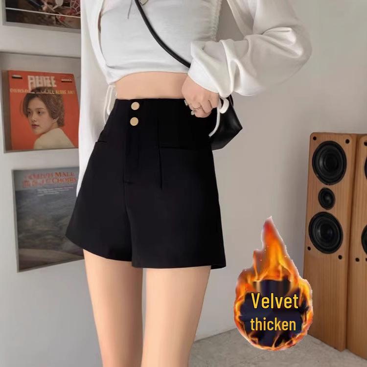Women s Black High Waist Fleece-Lined A-Line Bootcut Shorts - Slimming Casual Spring Fashion XS чёрный
Women s Black High Waist Fleece-Lined A-Line Bootcut Shorts - Slimming Casual Spring Fashion XS чёрный